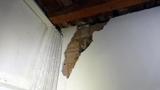 Kayseri’de 4.9’luk depremde evler hasar gördü