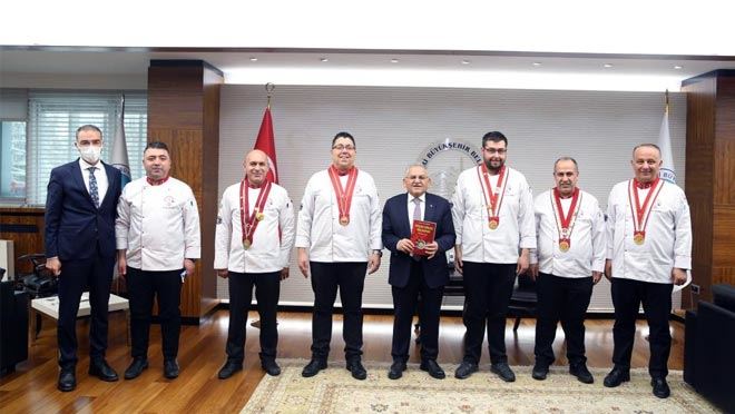 Başkan Büyükkılıç Gastronomi Şehri’nin Ustalarını Ağırladı