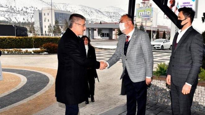 Çopuroğlu, OSB Başkanı İmamoğlu’nu ziyaret etti