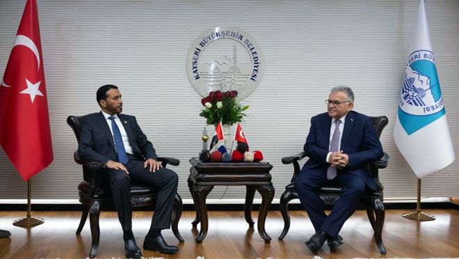 BAE Ankara Büyükelçisi’nden Başkan Büyükkılıç’a ziyaret