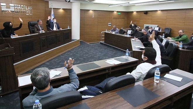 Hacılar Belediye meclisi şubat ayı toplantısını yaptı