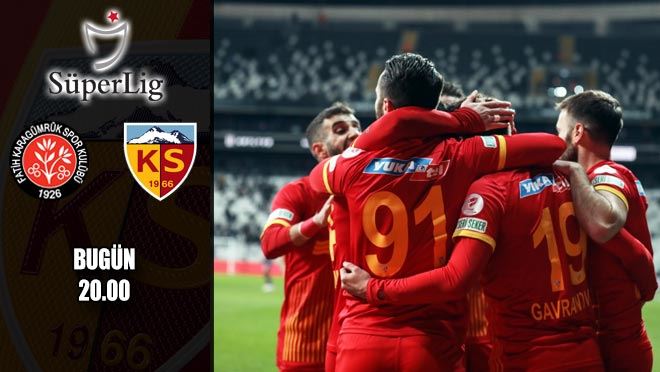 Kayserispor, Karagümrük maçına hazır