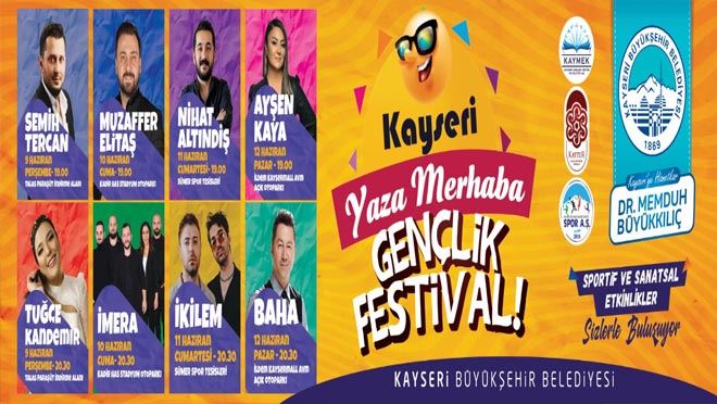 Büyükşehir’den ‘Yaza merhaba’ festivali