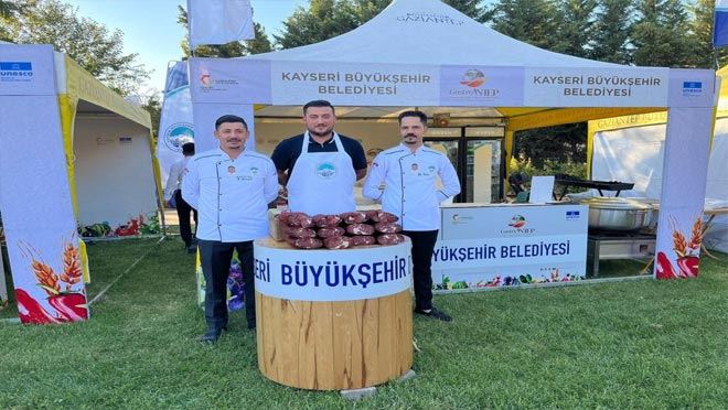 Kayseri Büyükşehir, Gastroantep Festivali’nde büyük ilgi gördü
