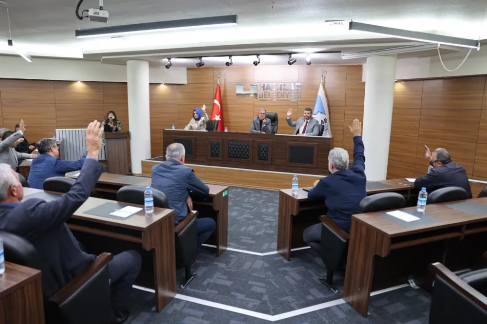 Hacılar Belediye Meclisi Ekip Ayı Toplantısını yaptı