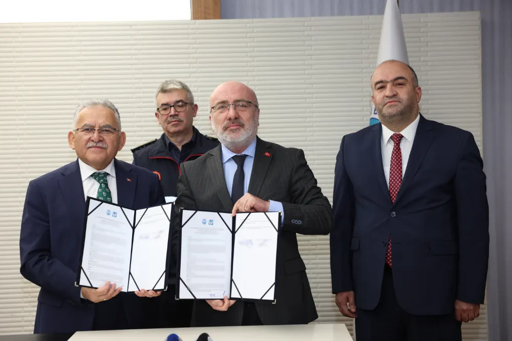 Büyükşehir İtfaiyesi ile Kayseri Üniversitesi arasında iş birliği protokolü