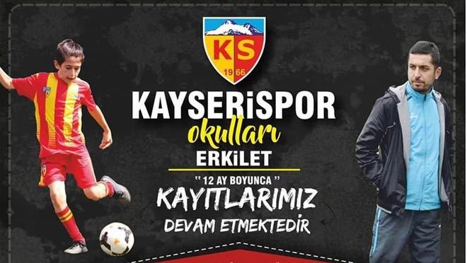 Erkilet Kayserispor Futbol Okulları depremzedelere ücretsiz