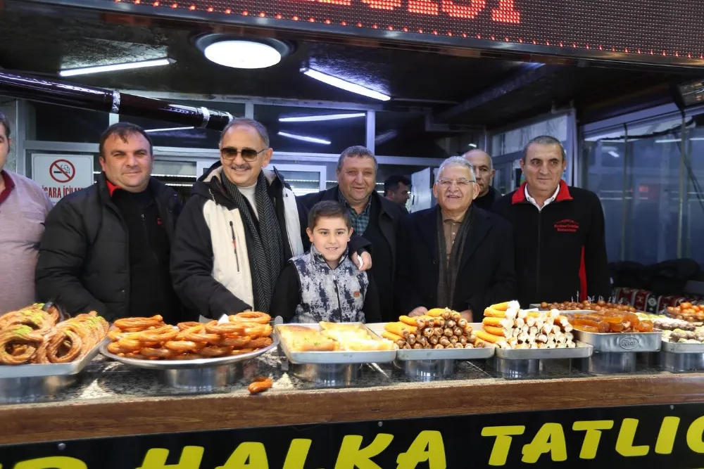 Bakan Özhaseki ve Başkan Büyükkılıç’tan Erciyes esnafına ziyaret
