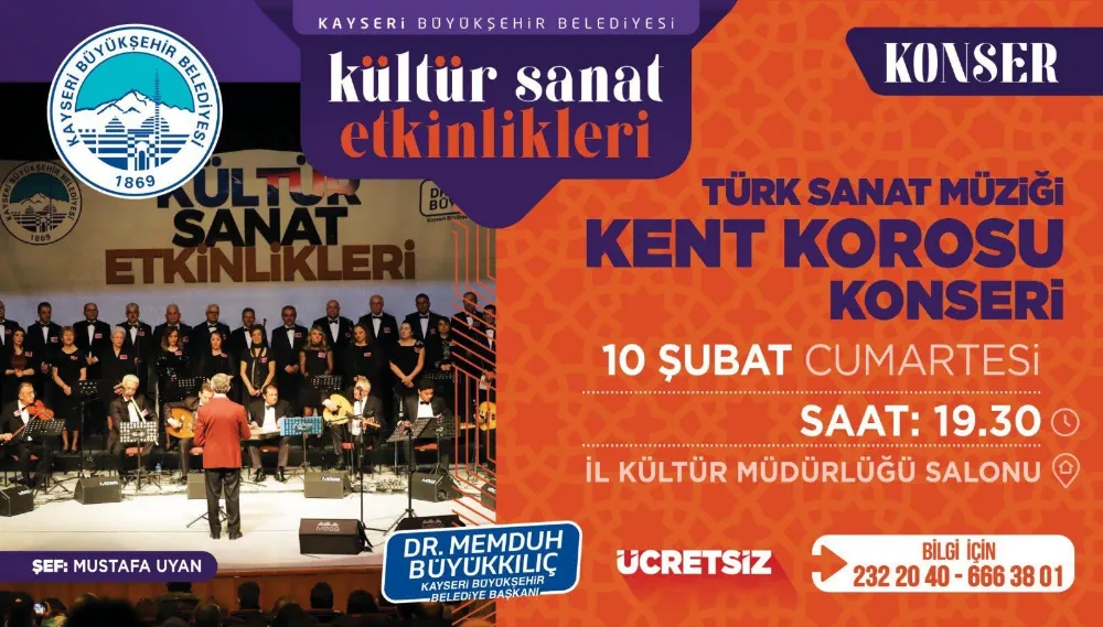 Türk Sanat Müziği Kent Korosu konseri