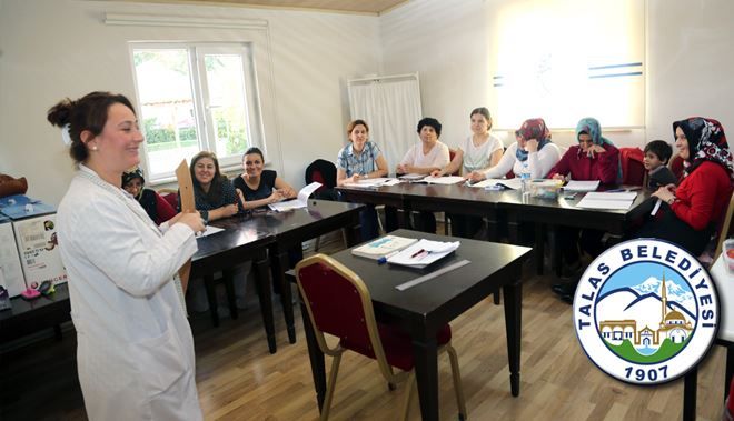 TALAS´TA KADINLARA YÖNELİK KURSLAR BAŞLADI