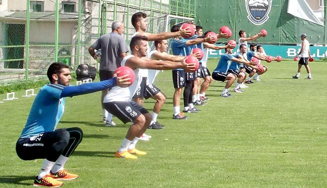 ERCİYES´TE GÖZLER GİRESUN MAÇINA ÇEVRİLİ