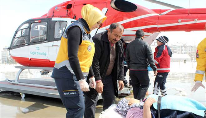  KAR ENGELİNE HAVA AMBULANSLI ÇÖZÜM