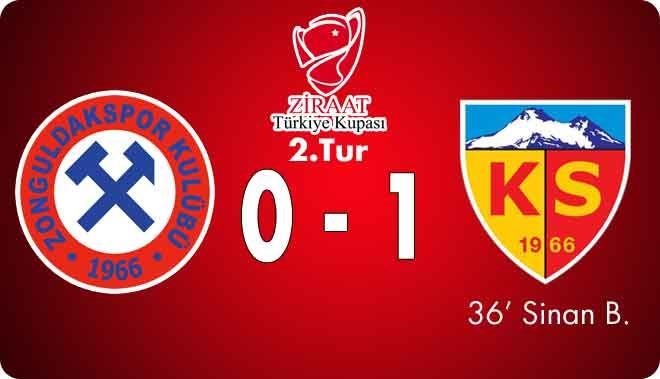 KAYSERİ TÜRKİYE KUPASI´NDA TURLADI