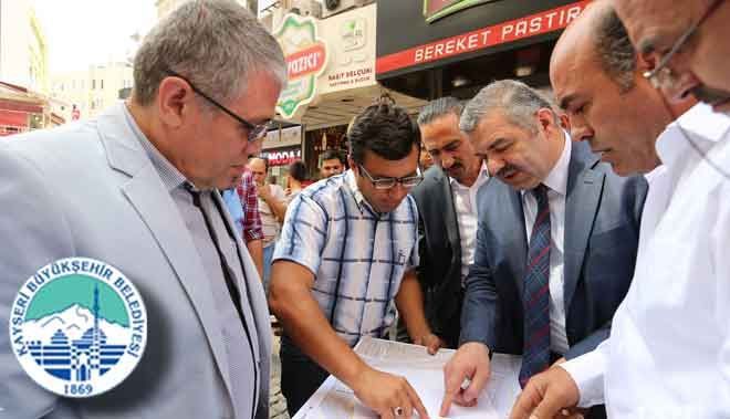 ÇARŞI İÇİ,KAYSERİ´YE YAKIŞIR HALE GELECEK