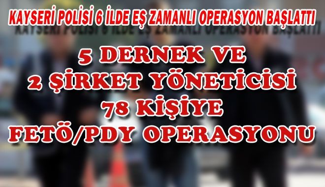 5 DERNEK VE 2 ŞİRKET YÖNETİCİSİ