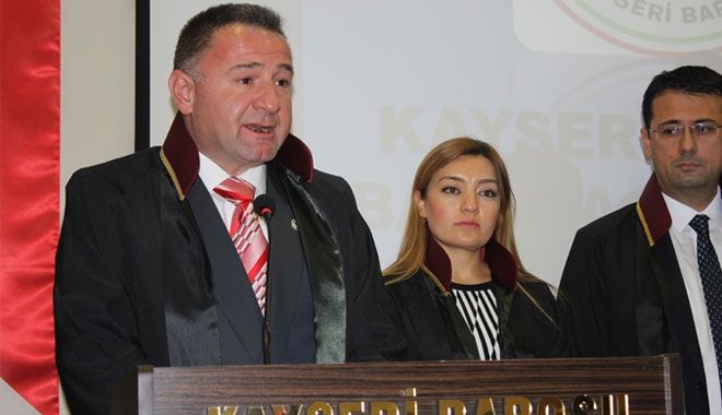 KAYSERİ BAROSU BAŞKANI AVUKAT CAVİT DURSUN