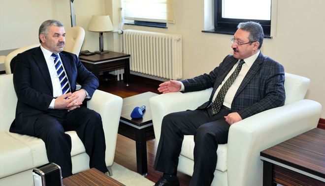 BAŞKAN ÇELİK, GÜVEN´E İADE-İ ZİYARETTE BULUNDU