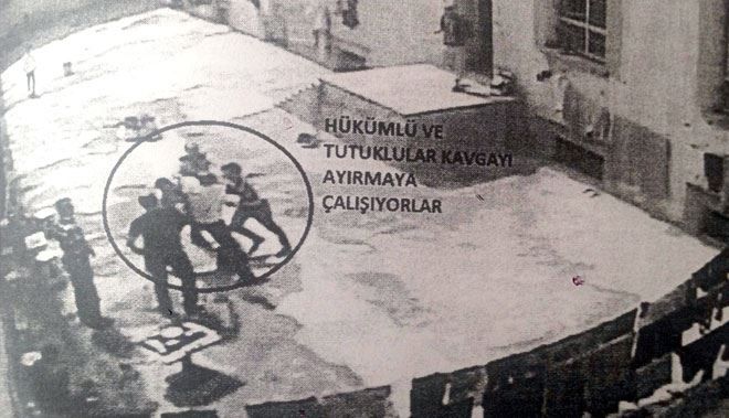 CEZAEVİNDEKİ KAVGADA