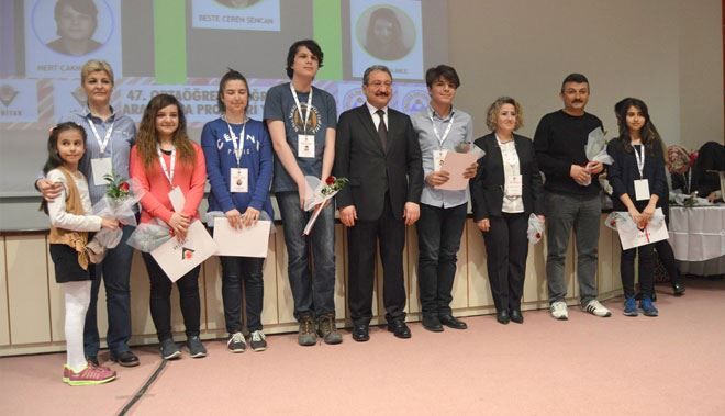 GELECEĞİN BİLİM İNSANLARI ÖDÜLLERİNİ ALDI