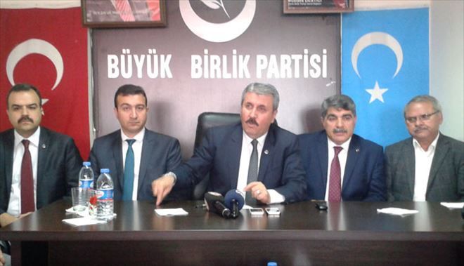 BBP GENEL BAŞKANI MUSTAFA DESTİCİ  