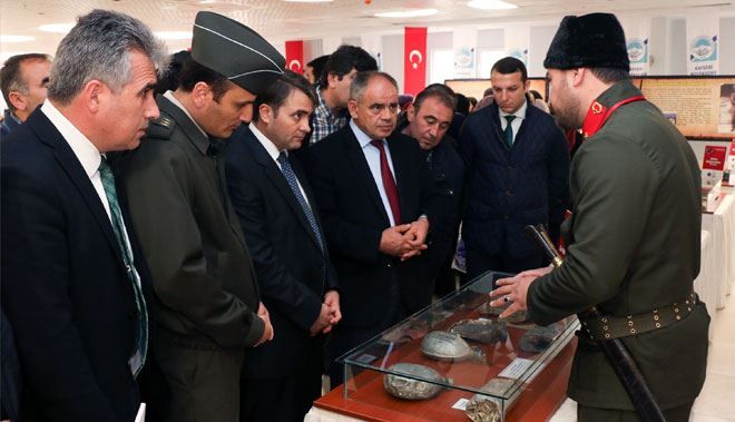 YAHYALI´DA ÇANAKKALE MÜZESİ AÇILDI