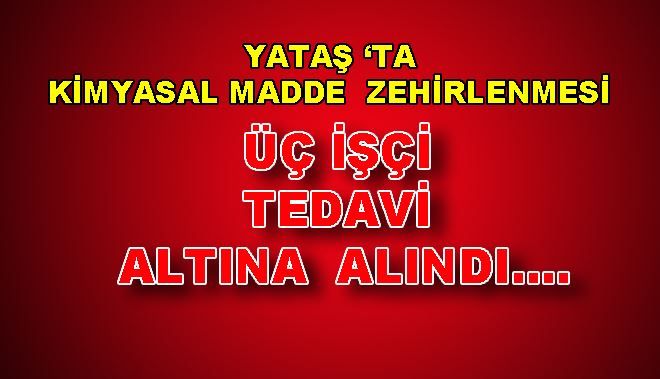 YATAŞ ?TA KİMYASAL MADDE ZEHİRLENMESİ