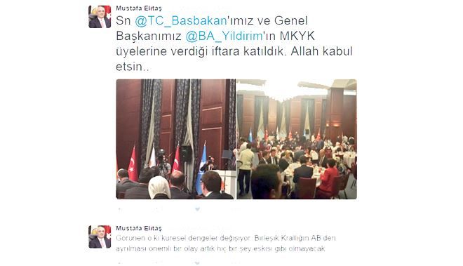 MİLLETVEKİLİ ELİTAŞ: