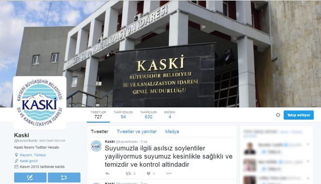 KAYSERİ´DE SULAR KONTROL ALTINDA