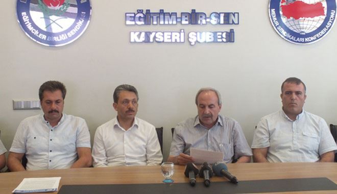EĞİTİM-BİR-SEN ŞUBE BAŞKANI AYDIN KALKAN: