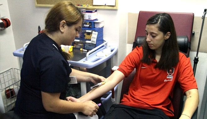 AGÜ SPOR SAĞLIK KONTROLÜNDEN GEÇTİ