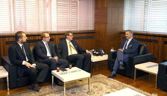 BAŞKAN ÇELİK, EWE´NİN YETKİLİLERİYLE GÖRÜŞTÜ