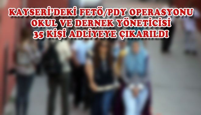 KAYSERİ´DEKİ FETÖ/PDY OPERASYONU