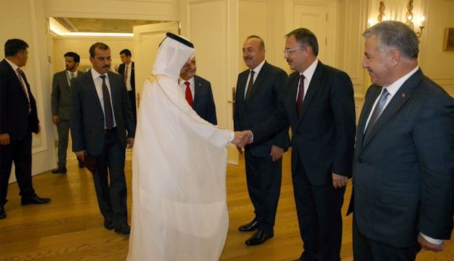 KATAR BAŞBAKANI TÜRKİYE´DE