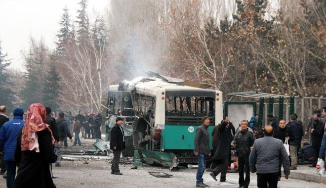 KAYSERİ´DEKİ TERÖR SALDIRISI İLE İLGİLİ