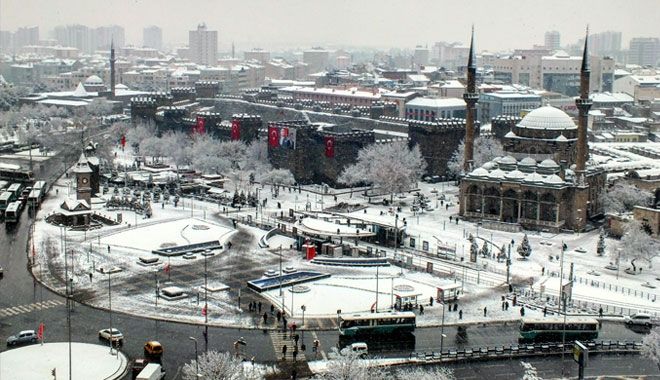 KAYSERİ ÖZLEDİĞİ ?KAR´ A KAVUŞTU