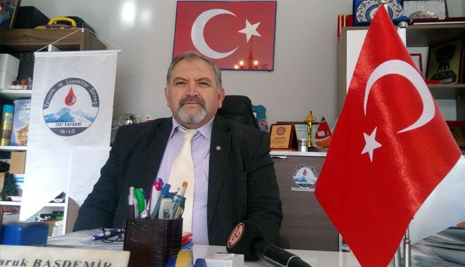 TALASEMİ DERNEĞİ BAŞKANI BAŞDEMİR: 