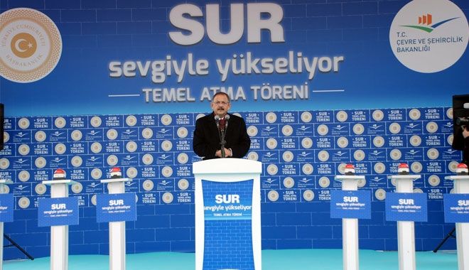 SUR´DA 60 MİLYONLUK 3 PROJENİN TEMELİ ATILDI