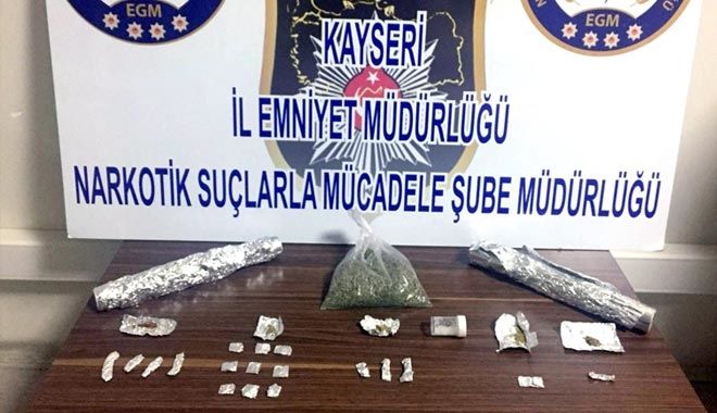 KAYSERİ´DE NARKOTİK OPERASYONU, 20 GÖZALTI 