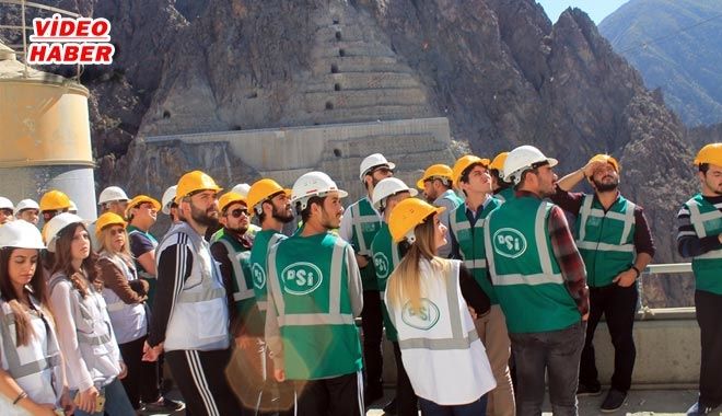 NNYÜ ÖĞRENCİLERİ YUSUFELİ BARAJI´NDA