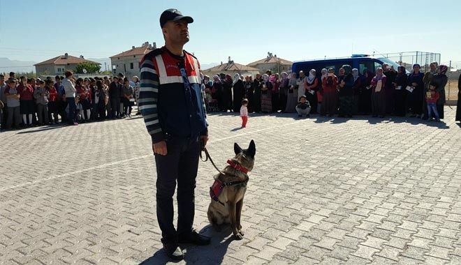 DEVELİ´DE ARAMA KURTARMA KÖPEKLERİNİN GÖSTERİSİ