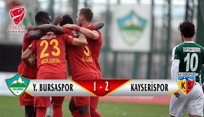 KAYSERİSPOR KUPADA TURLADI