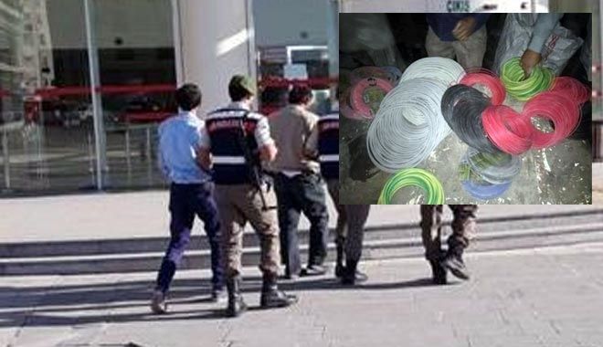 YEŞİLYURT MAHALLESİNDE KABLO HIRSIZLIĞI