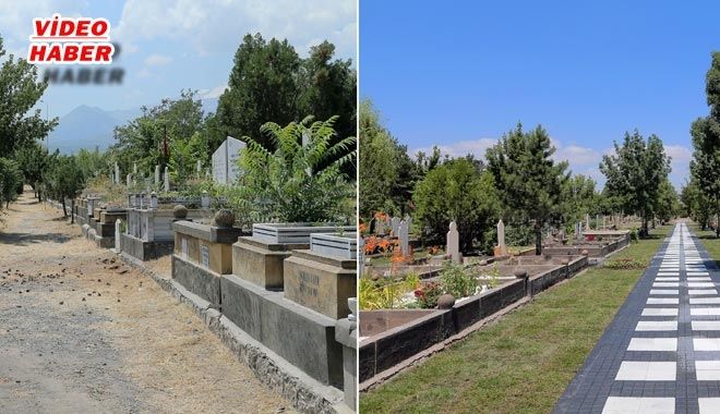 BÜYÜKŞEHİR´DEN ÖRNEK MEZARLIK