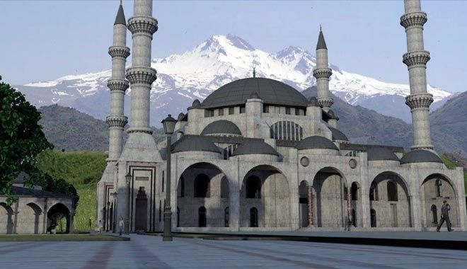 KAYSERİ VE BÖLGENİN EN BÜYÜK CAMİİ AÇILIYOR