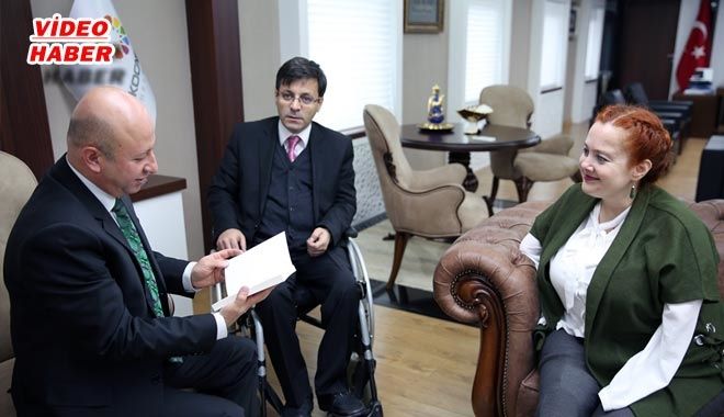 BAŞKAN ÇOLAKBAYRAKDAR´IN ENGEL TANIMAYAN MİSAFİRLERİ