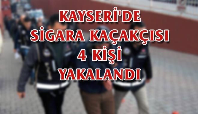KAYSERİ´DE SİGARA KAÇAKÇISI