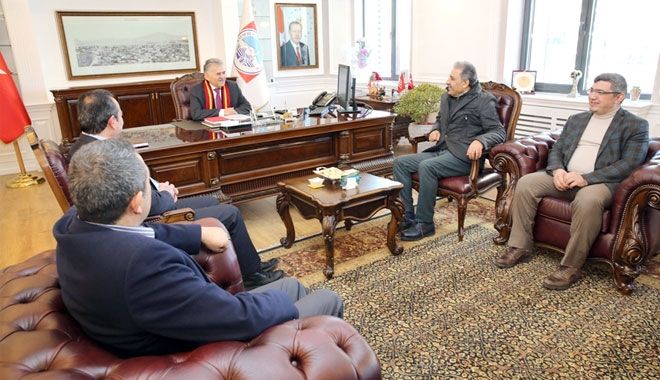 KAYSERİSPOR YÖNETİMİ, MELİKGAZİ´DE 