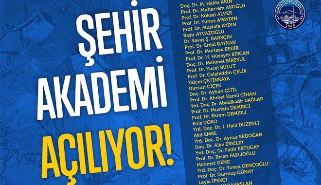 ŞEHİR AKADEMİ AÇILIYOR