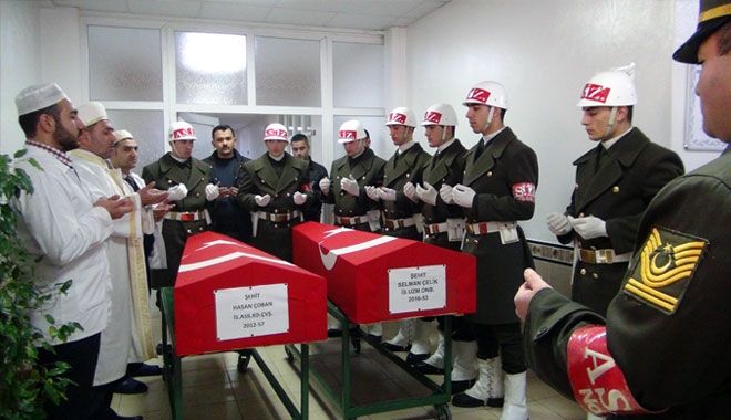 EL BAB ŞEHİTLERİ MEMLEKETLERİNE TÖRENLE UĞURLANDI