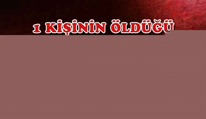 1 KİŞİNİN ÖLDÜĞÜ KAZADA 